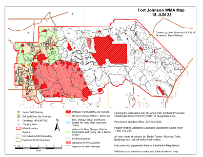 约翰逊堡 WMA 地图 18 年 6 月 23 日